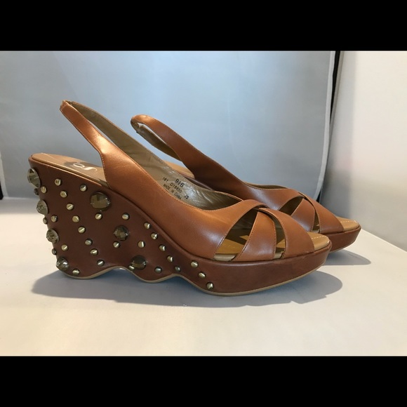 Cole Haan & Nike Air Lugano, Wedge, sandals! - Picture 4 of 8